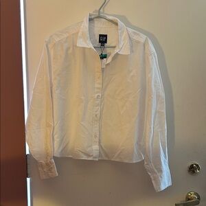 GAP Crisp White Collared Shirt